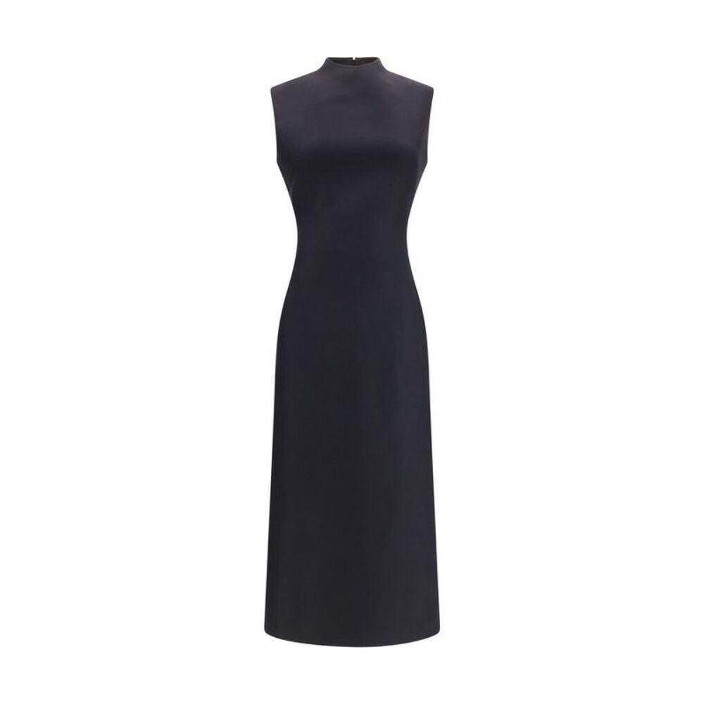 Maison Margiela Black Wool Oves Aries Casual Women's Dress